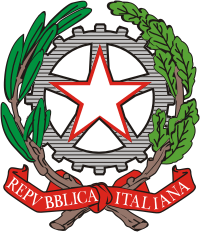 Italy (Italia), coat of arms - vector image