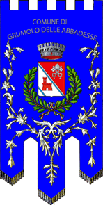 Флаг коммуны Грумоло-делле-Аббадессе (провинция Виченца)