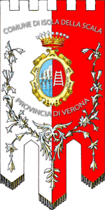 Флаг коммуны Изола-делла-Скала (провинция Верона)