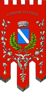 Флаг коммуны Левиче (провинция Кунео)