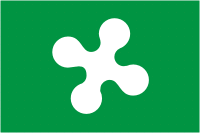 Lombardia (region in Italy), flag - vector image