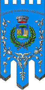 Флаг коммуны Марано-Лагунаре (провинция Удине)