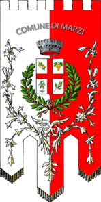 Флаг коммуны Марци (провинция Козенца)