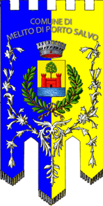 Флаг коммуны Мелито-ди-Порта-Сальво (провинция Реджо-Калабрия)