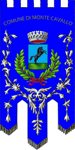 Флаг коммуны Монте-Кавалло (провинция Мачерата)