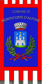 Флаг коммуны Монтефорте-д'Альпоне (провинция Верона)