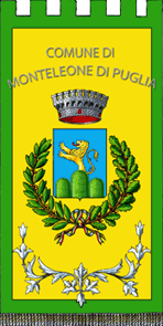 Флаг коммуны Монтелеоне-ди-Пулья (провинция Фоджа)