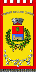 Флаг коммуны Ольмо-Джентиле (провинция Асти)