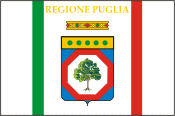 Puglia (region in Italy), flag - vector image