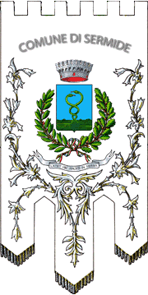 Флаг коммуны Сермиде (провинция Мантуя)