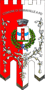 Флаг коммуны Серравалле-а-По (провинция Мантуя)