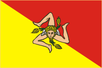 Сицилия (регион Италии), флаг