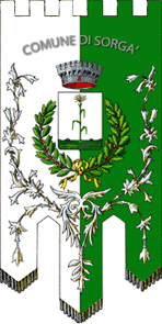 Флаг коммуны Сорга (провинция Верона)