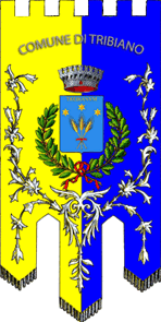 Флаг коммуны Трибьано (провинция Милан)