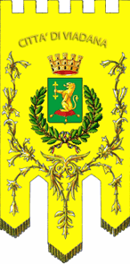 Флаг коммуны Виадана (провинция Мантуя)