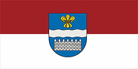 Daugavpils (Latvia), flag - vector image