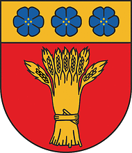 Руйена (Латвия), герб - векторное изображение