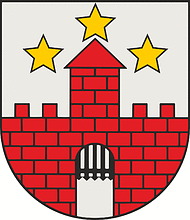 Aizpute (Latvia), coat of arms - vector image