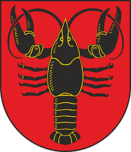 Auce (Latvia), coat of arms - vector image