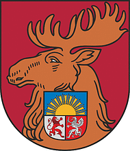 Елгава (Латвия), малый герб - векторное изображение
