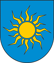 Ķegums (Latvia), coat of arms - vector image