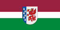 Векторный клипарт: Яунелгавский край (Латвия), флаг