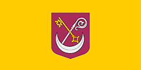 Koknese parish (Latvia), flag - vector image