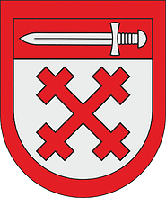 Lielvārde municipality (Latvia), coat of arms - vector image