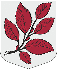 Pope parish (Latvia), coat of arms - vector image