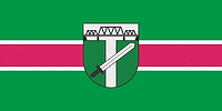 Skrunda (Latvia), flag - vector image