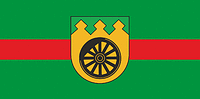 Stende (Latvia), flag - vector image