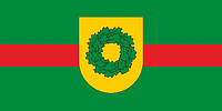 Талсинский край (Латвия), флаг - векторное изображение