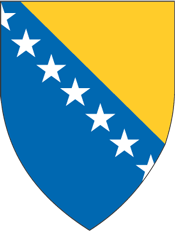 Bosnia and Herzegovina, coat of arms - vector image