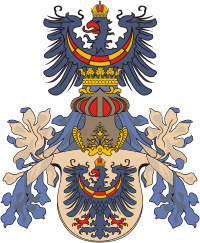 Carniola (Austria-Hungary), coat of arms (XIX century) - vector image