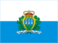 San Marino, state flag - vector image