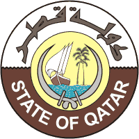 Qatar, coat of arms - vector image