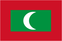 Maldiwes, Flagge