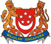 Singapore, coat of arms - vector image