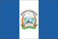 Abidjan (Cote d`Ivoire), , flag - vector image