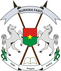 Burkina Faso, coat of arms - vector image