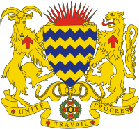 Chad, coat of arms - vector image