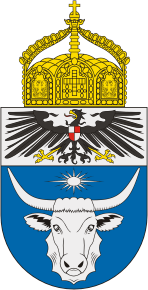 German South West Africa (Namibia), coat of arms (1914) - vector image