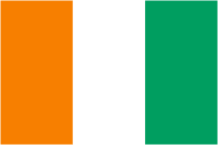 Кот-д'Ивуар, флаг - векторное изображение