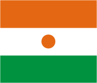 Niger, flag - vector image