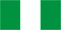 Nigeria, Flagge - Vektorgrafik