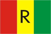 Rwanda, flag (1962) - vector image