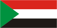 Судан, флаг - векторное изображение