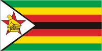 Зимбабве, флаг - векторное изображение