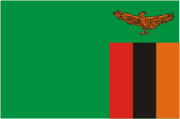 Zambia, flag - vector image