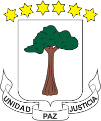 Equatorial Guinea, coat of arms - vector image